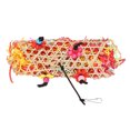 thumbnail image 1 of Gupbes Bamboo Net Weaving Toy Paper Strip Gnawing Chewing Toy Pet Bird Swing Toy, 1 of 8