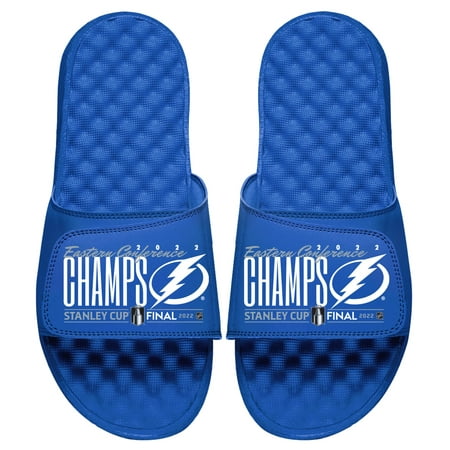 

Men s ISlide Royal Tampa Bay Lightning 2022 Eastern Conference Champions Slide Sandals