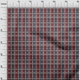 thumbnail image 2 of oneOone Cotton Silk Gray Fabric Madras Check Craft Projects Decor Fabric Printed By The Yard 42 Inch Wide, 2 of 4