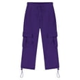 thumbnail image 6 of Nskgu Boys Baggy Sweatpants Straight Leg Open Bottom Casual Sweat Pants Teens Elastic Waist Athletic Joggers with Pockets, 6 of 6