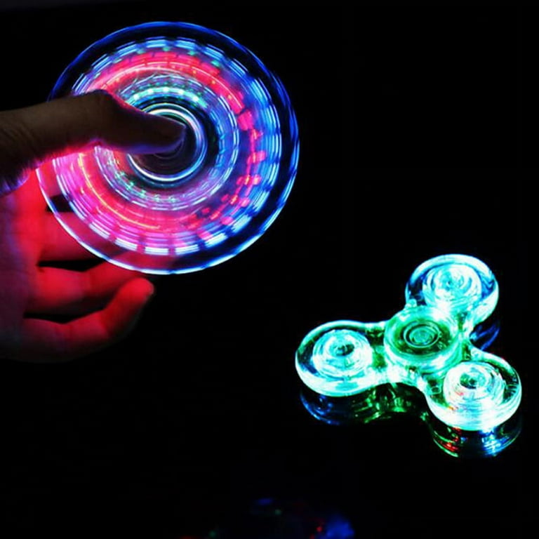 Luminous LED Light Fidget Spinner Hand Top Spinners Glow in Dark Light EDC  Figet Spiner Batman Finger Cube Stress Relief Toys - China Bluetooth Fidget  Spinner and Fidget Spinner Toy price