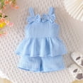 thumbnail image 5 of Soepste 4T Girl Clothes Toddler Clothes For Girls Toddler Girl Outfits Baby Girl Summer Clothes Sleeveless Tops And Shorts Clothing Sets, 5 of 9