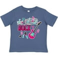 thumbnail image 3 of Inktastic I Rock with Guitar Microphone and Music Notes Boys or Girls Toddler T-Shirt, 3 of 5