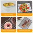 thumbnail image 4 of 2PCS Cooling Racks for Cooking and Baking -11.65''x16.85''Heavy Duty Stainless Steel Wire Rack for Baking, Grilling, Roasting - Oven & Dishwasher Safe - Fits Half Sheet Pan（Silver）, 4 of 7