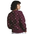 thumbnail image 2 of Champion LIFE Women's Reverse Weave Crew-Tossed C Logos, Venetian Purple, 2X Large, 2 of 2