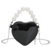 Bolsa Moda amor corazón mini de hombro mujeres perla totalizador cadena monedero bandolera Ndcxsfigh Para Estrenar