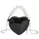 thumbnail image 1 of Bolsa Moda amor corazón mini de hombro mujeres perla totalizador cadena monedero bandolera Ndcxsfigh  Para Estrenar, 1 of 9