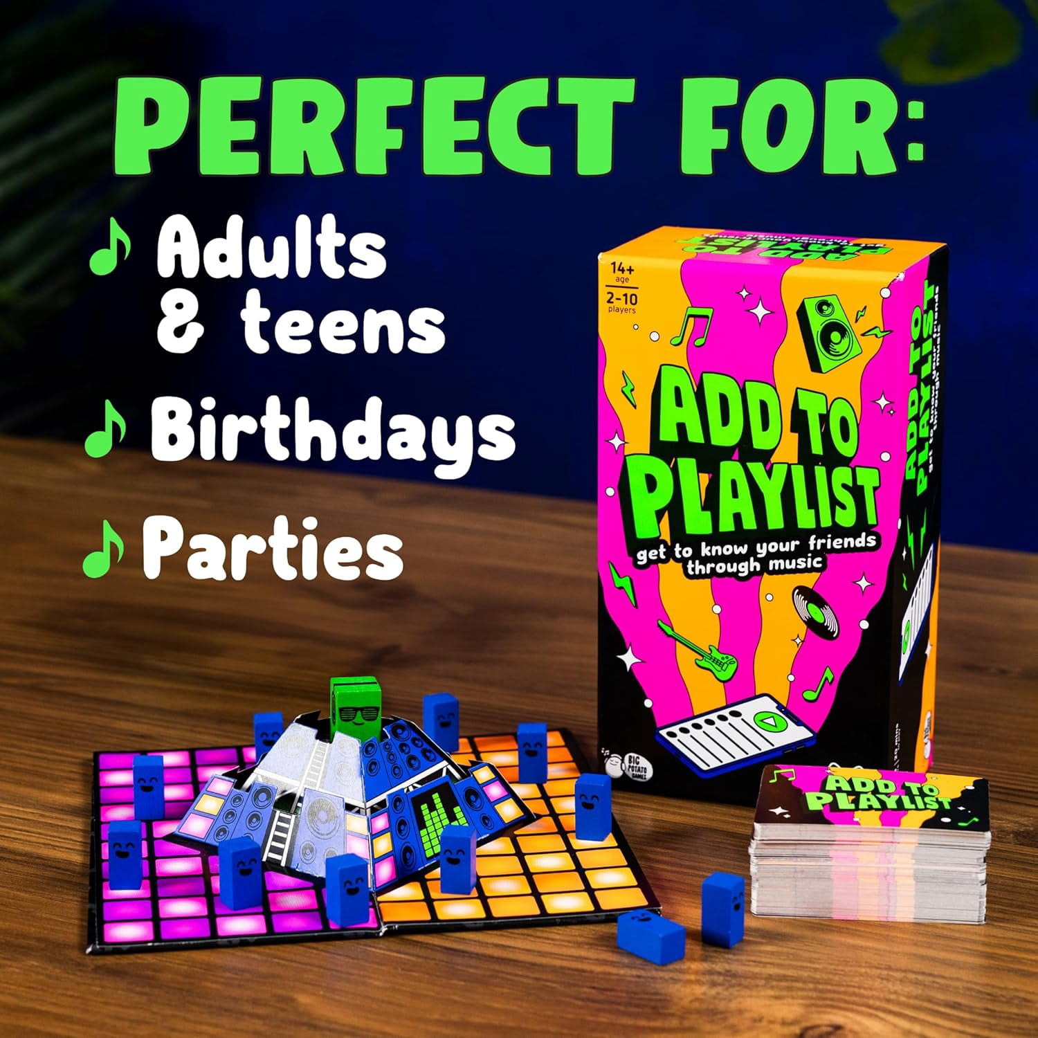 Big Potato Games Add to Playlist: The Simple and Fun Music Party Game, No Trivia Kowledge Needed Great for Parties, a Birthday or Fun Game Nights