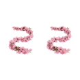 thumbnail image 4 of Cateissary Flores artificiales de Sakura, vid colgante, de novia, decoración de techo para pasillo, balcón de seda, jardín, boda Type1 NO1, 4 of 6