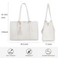 thumbnail image 4 of Bolsa para portátil LOVEVOOK de piel ligera de 15.6 pulgadas para mujer, 4 of 9