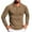 Beige, variant on Men's Knit Shirts Lapel Long Sleeve Shirt Fashion Button Solid Color Slim Fit Tee Shirts