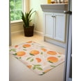 thumbnail image 3 of Unique Loom Comfort Mat Collection - Oranges (2'  x 5' Rectangle Light Pink/Green), 3 of 5