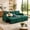 Green, variant on BSHTI L-Shaped Pull-Out Sleeper Sofa Bed with Storage Chaise, 3-Seater Convertible Corduroy Sectional Couch, Solid Wood & Iron Frame, Black