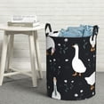 thumbnail image 5 of Goofa Fashionable Goose Printed Circular Hamper,Laundry Basket with Handles,Storage Baskets Foldable,Large Capacity Laundry Hamper-Medium, 5 of 8
