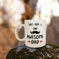 thumbnail image 6 of Dad Gifts-Funny Best Dad Coffee Mug,This Guy Is One Awesome Dad Mug, Mustache Mug,Fathers Day Christmas Birthday Gifts for \u200bDad Men Him Papa Husband Grandpa Daddy, 6 of 6