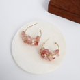 thumbnail image 2 of RV Vintage Yard Wind Pendientes de aguja de plata Perla natural Rosa Cristal Fresa Chica Superhada Sailing Electrónica, 2 of 5
