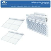 Amvent PTAC 12000 BTU (N/A DOE) 400 Sq Ft Air Conditioner/Heater, White