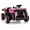 Pink, variant on 2 Seater Ride On Dump Truck, 24V Ride On Car Toy with Remote Control, Electric Dump Bed & Extra Shovel, 2WD/4WD Ride On Construction Vehicle for Kids with LED Light, Shock Absorption
