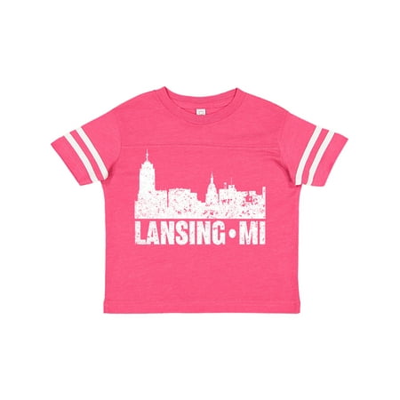 

Inktastic Lansing Skyline Grunge Gift Toddler Boy or Toddler Girl T-Shirt