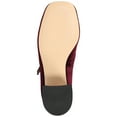thumbnail image 5 of Journee Womens Okenna Low Heel Square Toe Pumps, Widths Available, 5 of 9