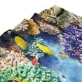 thumbnail image 3 of Ocean Shower Curtain, Sea Life Environment with Colorful Reefs Exotic Fish Shoal Seascape Scenery at Sea Bathroom Decor 72x72, 3 of 7