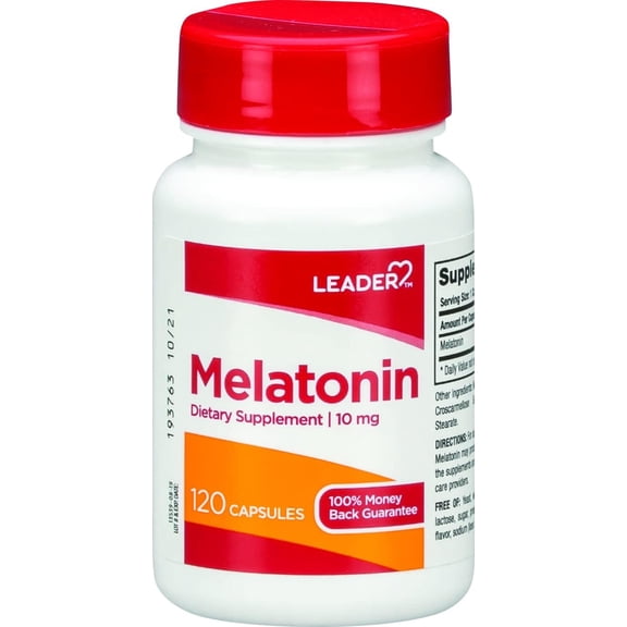Leader Melatonin 10mg 120 Capsules