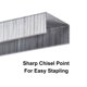 thumbnail image 3 of Grapas mini ALSISK N.º 10, 4000 piezas, color plata, 24 x 9 mm, 3 of 8