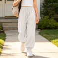 thumbnail image 2 of TIREOW Girls Boys Wide Leg Sweatpants Solid Color Elastic Waist Baggy Sweat Pants Kids Fashion Lightweight Casual Loose Fit Jogger Pants, 2 of 5