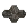 thumbnail image 4 of Homage Lincoln Black 5-in. Textured Look Hexagon Glossy Matte Porcelain Wall and Floor Tile, 4 of 8