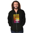 thumbnail image 5 of Retro Dennis The Menace Hunk Gradient Zip Hoodie Sweatshirt Men Brisco Brands S, 5 of 6