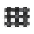 thumbnail image 2 of Abstract Black and White Stripe Diatomaceous Earth Water Absorbent Mat, Anti-Slip Rubber Backing, 23.6" x 19.7", 2 of 11