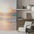 thumbnail image 2 of Idea4wall 2pcs Mural Romantic Beach Sea Wave Stick Wallpaper Removable Wall Murals Large Wall Stickers for Home Decoration, 120"x48", 2 of 5