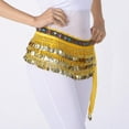thumbnail image 1 of Bufanda de cadera Salvador para danza del vientre Cinturón Ropa Falda con Borlas de lentejuelas, 1 of 10
