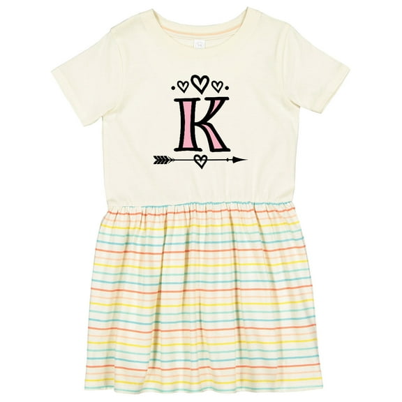Inktastic Letter K Monogram Tribal Arrow Girls Toddler Dress