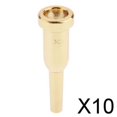 thumbnail image 1 of 10x Boquilla Pesada 3C para Trompeta Accesorios de Trompeta Chapados en Oro de Latón, 1 of 8
