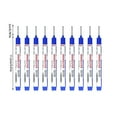 thumbnail image 2 of YIMWNYI 10pcs Long Head Hole Markers, Permanent Fast Dry Waterproof Carpenter Ink Pens, 1.5mm Fine Tip, Marking Tool for Metal, Wood, Concrete, Glass, and More, Durable & Versatile, 132mm Length, 2 of 5