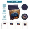 thumbnail image 6 of Blue Fall Pumpkins Table Runner-Cotton Linen- 120 Inch Holiday Dresser Scarves, Autumn Maple Leaf Vintage Oil Painting Tablerunner for Kitchen Coffee/Dining Living Room Dinner Scarf Décor 13x120, 6 of 7