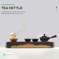 thumbnail image 4 of Toyandona Traditional Chinese Ceramic Teapot Black with Smooth Side Handle and Rotation, 4 of 8