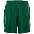 thumbnail image 2 of Youth Wicking Soccer Shorts With Piping S Dark Green/White, 2 of 4