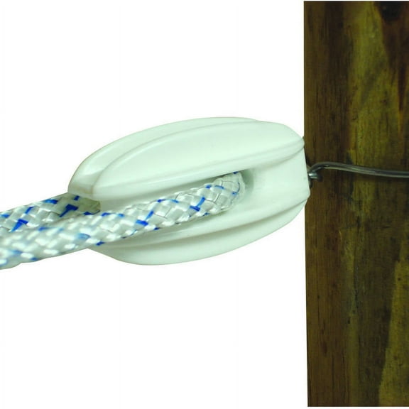 Field Guardian Heavy Duty Tie on Corner/End, Polyrope, White, 10-Pack