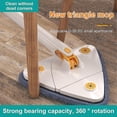 thumbnail image 4 of Trapeador de limpieza ajustable giratorio 360, trapeador triangular telescópico para bañera/, 4 of 5