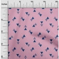 thumbnail image 1 of oneOone Viscose Jersey Fabric Triangle Geometric Print Fabric by The Yard 60 Inch Wide, 1 of 4