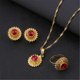 thumbnail image 4 of SeraphinaT Flower Jewelry Set Ethiopian Gold Jewelry Sets Earrings Pendant Ring, 4 of 4