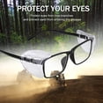 thumbnail image 2 of Gafas de seguridad con protectores laterales MELASA para gafas graduadas, 2 of 7