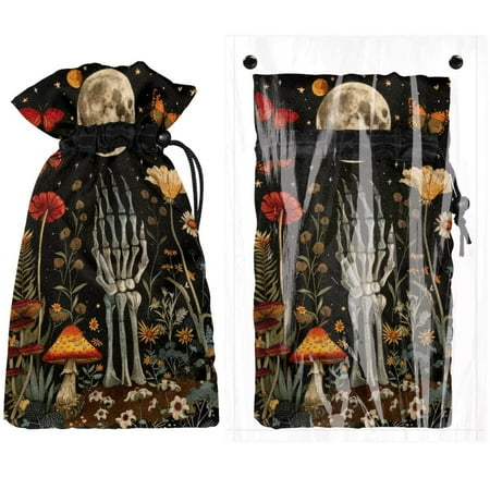 

Josid Mushroom Pattern Reusable Outdoor Faucet Insulation Covers Waterproof and Freeze-Resistant Spigot Protector Bags 2 Pack 11 x 6.9