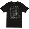 Genuine Fender Stratocaster Patent Drawing Tee shirt in Black Large #9113001506