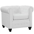 thumbnail image 5 of Modway Earl 2 Piece Faux Leather Tufted Sofa Set in White, 5 of 6