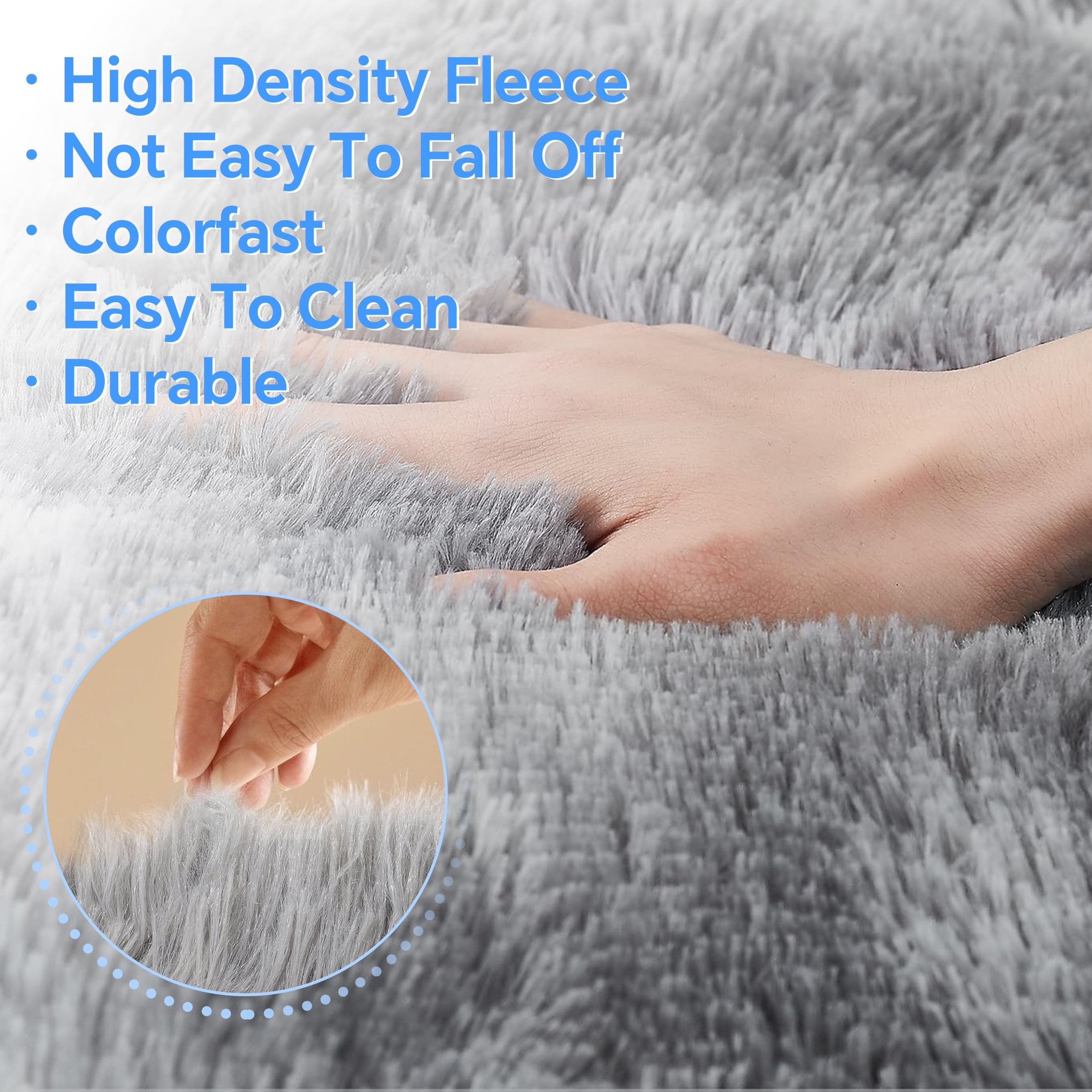 HIOHA 9'x6' Area Rugs for Living Room Large Soft Carpets for Bedroom Office, Machine Washable Modern Dining Room Non-Slip Traditional Plush Rugs