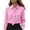 Purple Pink #181, variant on Women's Elegant Tie Office Shirts Long Sleeve Dressy Loose Lapel Blouse Color Block Business Casual Tops Light Green XL