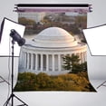 thumbnail image 3 of ABPHOTO Polyester 5x7ft Greek architecture Jefferson Memorial Photography Background Studio Props Wall Photography Backdrop Theme, 3 of 5